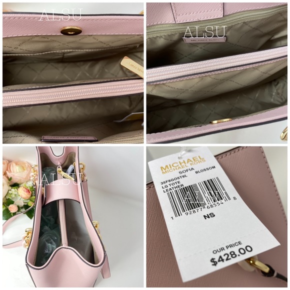 Michael Kors Sofia Large Tote Leather Blossom W - Picture 8 of 9